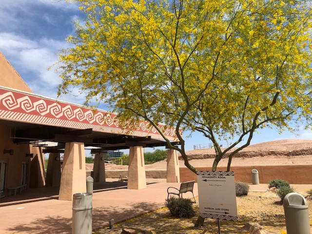 Archaeological site view
